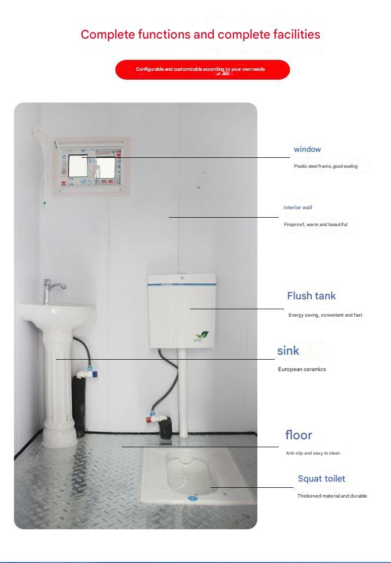 Outdoor Public Toilets Portable and Shower-Ready for Any Occasion