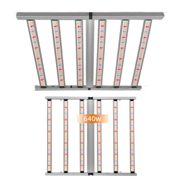 ANROFU 640W Dimmable Full Spectrum LED Grow Lamp Aluminum Materials Full