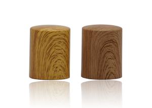 Wholesale Wood Grain Printing Aluminum Perfume Bottle Caps In Common Size For Perfume Pumps from china suppliers