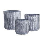 Flower / Green Plant Glass Reinforced Concrete Plant Containers With Drainage