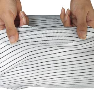 Wholesale 6MM Stripe 240gsm Polyester Knitted ESD Anti Static Rib Fabric from china suppliers