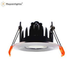 Wholesale Aluminum waterproof IP65 AC240V recessed brushed chrome downlights fire rated from china suppliers