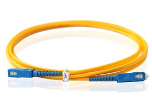 Wholesale SC UPC Fiber Patch Cord , Fiber Jumper Cables SM 3.0mm PVC Jacket OEM from china suppliers