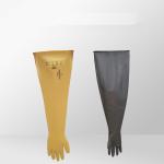 Chemical Resistant Laboratory Gloves For Acrylic Glove Box And Stainless Steel