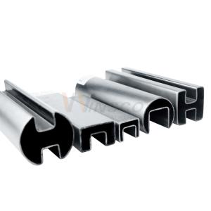 Wholesale Single Slot 201 304 316 Stainless Steel Welded Tube Double Groove Round Square Rectangular Oval Inox Special Shaped from china suppliers