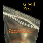 clear front mylar foil metallic Black Zip Lock Bag pouch, Black mylar Foil