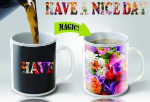 Wholesale Funny Color Changing Coffee Mug For Promotion , personalised heat sensitive coffee mug from china suppliers