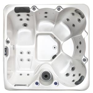 Wholesale Pearl White 5 Persons Hot Tub Outdoor Freestanding Whirlpool Massage Hot Tub from china suppliers