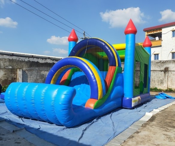 Tarpaulin Inflatable Castle Bouncer Trampoline Jumping Playground Inflatable Combo