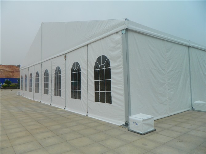 5m Bay Distance White Fabric Marquee Tent Folding Tent UV - Resistant