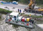 Hydraulic Auger Head Suction Self Propelled Dredge For Shallow Dredging