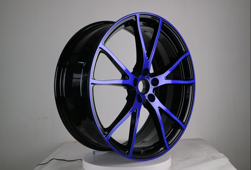 17-22 inch pepsi color 1 piece forged alloy car wheel rim for customized
