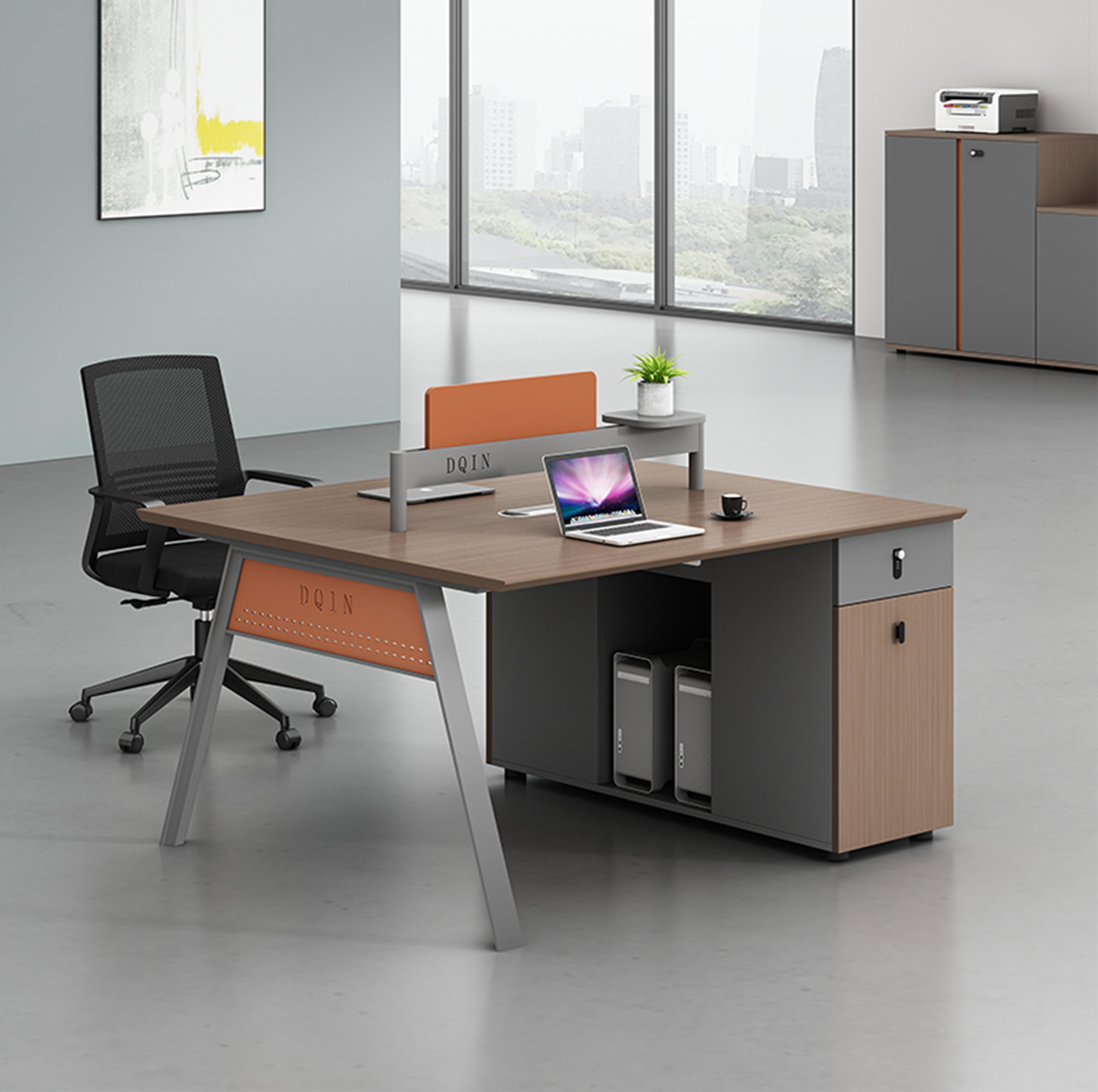 Multiperson Desk Office Desks Boss Wooden Director Table Modern Desk With Cabinet