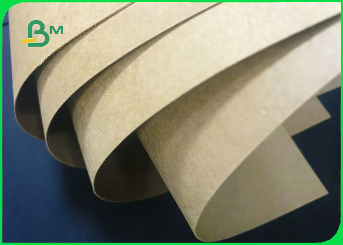 FSC Recycled Pulp 200g  - 400g Natural Brown Kraft Board For Packages Boxes 