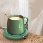 DC 5V USB Heating Warm Cup Mat Constant Temperature Coaster 3 Gear Digital