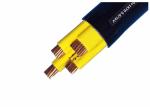0.6/ 1kV Four Cores CU/PVC/PVC Yellow PVC Insulated Cables for Power Transmissio