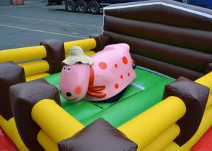 Wholesale Crazy Junior Rodeo Bull Ride Outdoor Inflatable Games Air Mechanical Bull from china suppliers