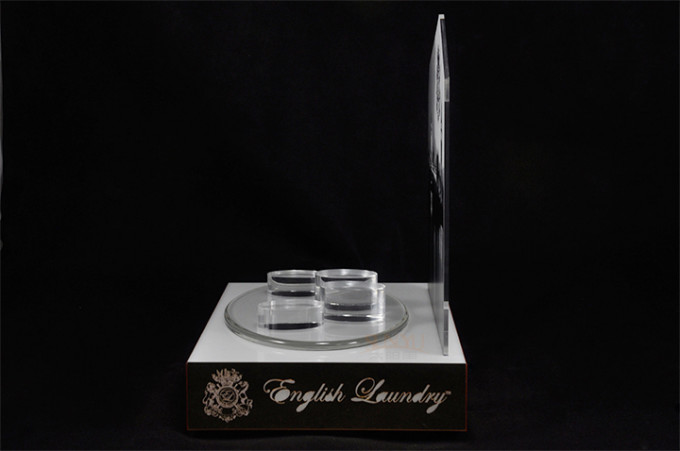 Advertising Acrylic Perfume Display Stand Retail Store Shelving 400*300*415 mm