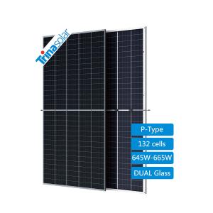 Wholesale Trina 555W 560W 565W 570W 575W BIFACIAL DUAL GLASS MONOCRYSTALLINE TSM-DEG19RC.20 Solar Panels from china suppliers