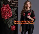 Handmade Crochet Flowers DIY Clothing accessories Cotton material Colorful