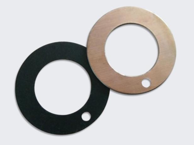 Chemical Resistance Thrust Washer / Round / Composite Low Noise Steel Bronze  Wc10du