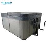 High R - Value Rectangle Charcoal Thermal Cover Vinyl Spa Hot Tub For Acrylic