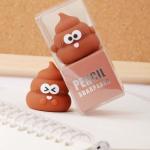 Poop Manual Pencil Sharpener For Kids Kawaii School Office Supplies Gift Mini