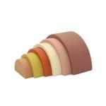 Baby Educational Silicone Rainbow Stacker Toy BPA Free FDA LFGB Material