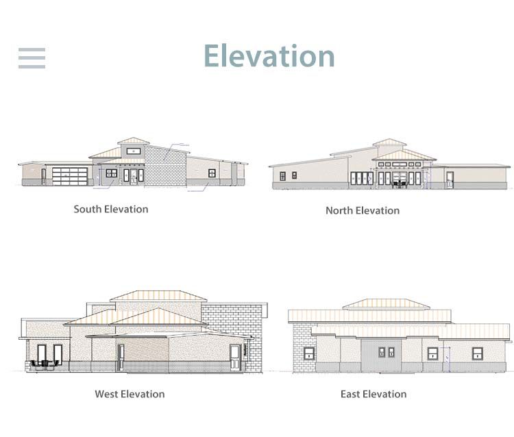 USA Prefabricated Light Steel Framing 2-Storey Villa House With Big Windows