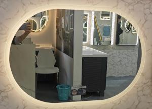 Wholesale Demisting Oval LED Makeup Vanity Mirror With Lights 36W from china suppliers