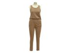 Comfortable Women'S Long Pant Romper , Jersey Casual Sleeveless Jumpsuit Round