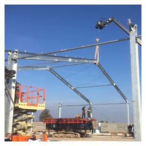 Wholesale Prefabricated Steel Large Capacity Poultry House Steel Frame Animal Farm Shed from china suppliers