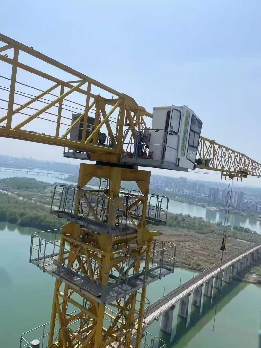 ZOOMLION 6515-10 Tower Cranes For Construction Equipment Spare Parts Provided