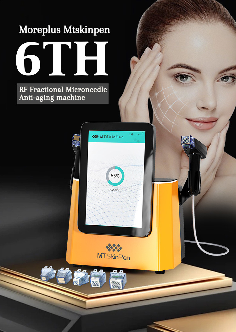Professional White Microneedling Machine With Single Handle Operation
