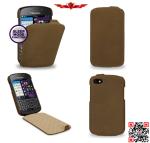 100% Authentic Genuine Flip Leather Cover Case For Blackberry Q10 Multi Color