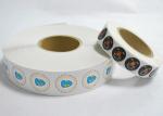 Destructible Label Blank Eggshell Stickers 80gsm Glassine Paper Vinyl Sticker