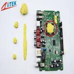 2W/mK yellow Soft Silicone Thermally Conductive Putty Gap Filler 2.6 g/cc 200V