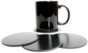 Wholesale Hot Sales Carbon Fiber Products Carbon Fiber Drinking Coaster from china suppliers