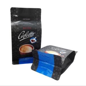 Wholesale 300 Microns 125g Personalized Biodegradable Coffee Bags With Valve And Zipper from china suppliers