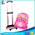 600D Polyester Promotional Products Backpacks Kids Trolley Bag For School