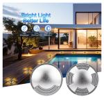 2W IP67 LED Inground Lights Outdoor Ultra Thin Diameter 55mm SMD LED Walkover