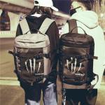 Backpacks male version of the Korean version of fashion personality college