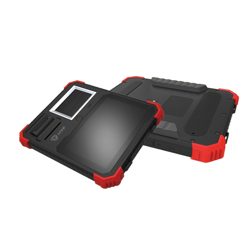NFC Reader Handheld Tablet With Fingerprint Scanner Security Industrial Recharge FAP50