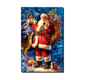 Wholesale 2 Pictures Changed Lenticular Flip 3d Merry Christmas Greeting Card 12 x 17cm from china suppliers