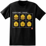 100% Cotton Custom Logo T Shirts Round Neck Flag Lone Star Navy Tee Anti Pilling