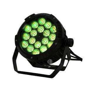 Wholesale 18x18W RGBWA+UV 6in1 waterproof par can light IP65 DMX512 parcan stage light from china suppliers