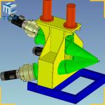 Hydraulic Steel Cone Bending Machine Conical Tank Head Roller