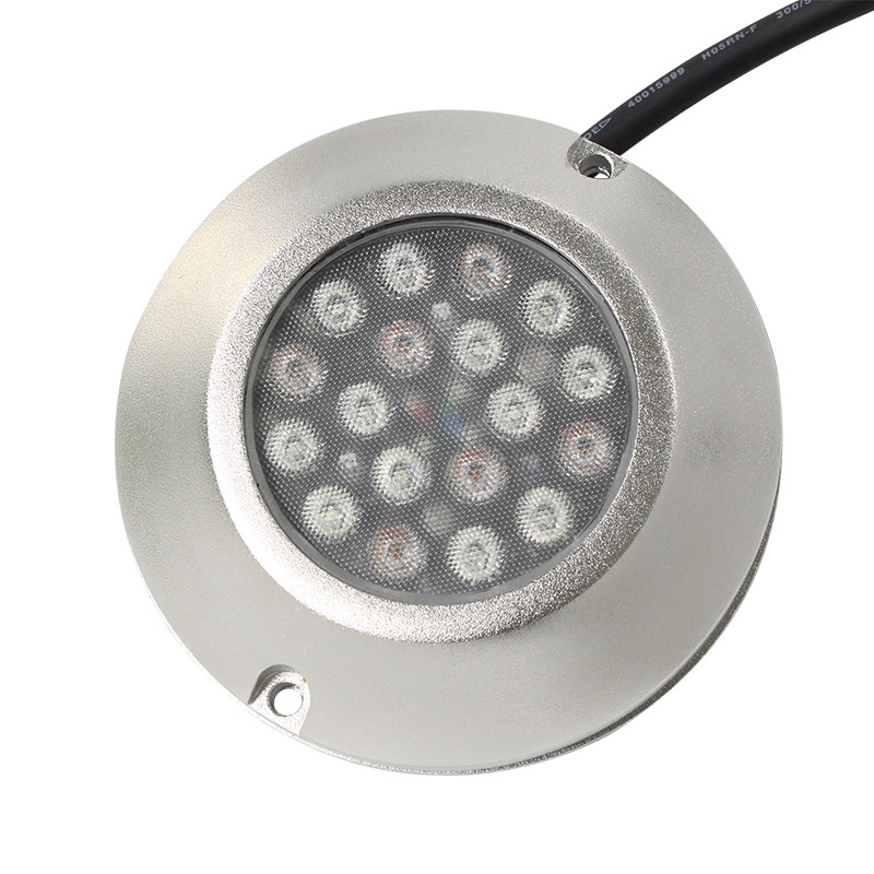 WaterProof IP68 Marine Searchlights , Stainless Steel 316 Underwater Led Light