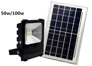 Wholesale IP 65 High Power LED Floodlight , Remote Control Residensial Solar Powered Garden Lights from china suppliers