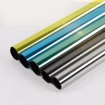 Residential Decoration Window Silver Blue Tint Privacy Glass Film